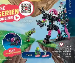 Lego Mateo mod cyberhjerne-mech tilbud