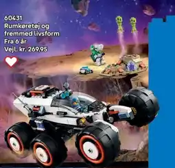 Lego Rumkøretøj og fremmed livsform tilbud