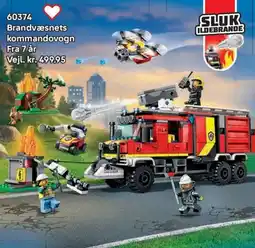 Lego Brandvæsnets kommandovogn tilbud