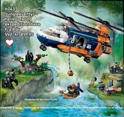 Lego Jungleeventyr helikopter og ekspeditionsbase tilbud