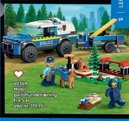 Lego Mobil politihundetræning tilbud
