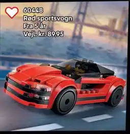 Lego Rød sportsvogn tilbud
