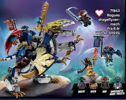 Lego Rogues drageflyver- mech tilbud