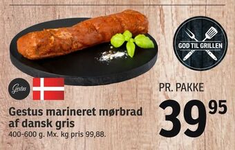 SPAR Gestus marineret mørbrad af dansk gris tilbud