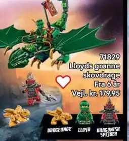 Lego Lloyds grønne skovdrage tilbud