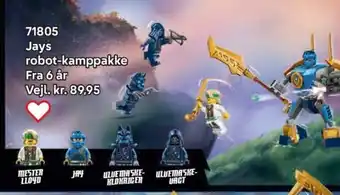 Lego Jays robot-kamppakke tilbud