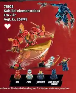 Lego Kais ild-elementrobot tilbud