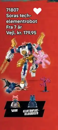 Lego Soras tech- elementrobot tilbud