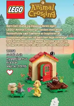 Lego Goldie i sit hyggelige hus tilbud