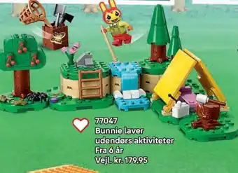 Lego Bunnie laver udendørs aktiviteter tilbud
