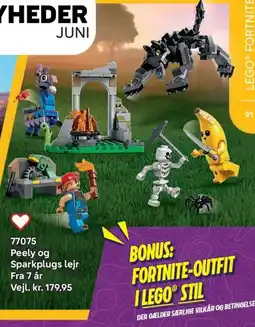 Lego Peely og Sparkplugs lejr tilbud