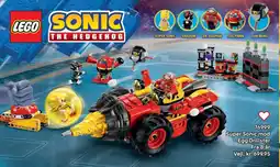 Lego Super Sonic mod Egg Drillster tilbud