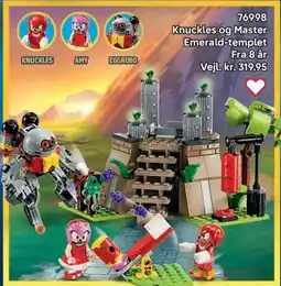 Lego Knuckles og Master Emerald-templet tilbud