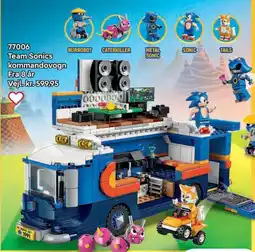 Lego Team Sonics kommandovogn tilbud