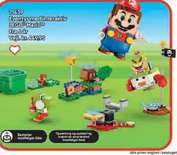 Lego Eventyr med interaktiv LEGO® Mario tilbud