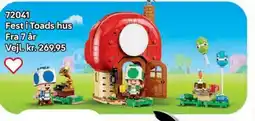 Lego Fest i Toads hus tilbud