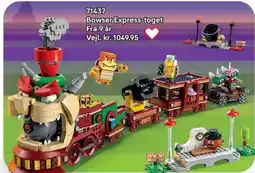Lego Bowser Express-toget tilbud