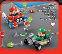 Lego Mario Kart - Baby Mario mod Baby Luigi tilbud