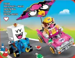 Lego Mario Kart-Wario og King Boo tilbud