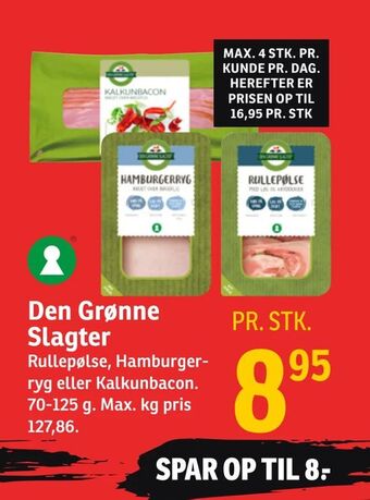 SPAR Den Grønne Slagter tilbud