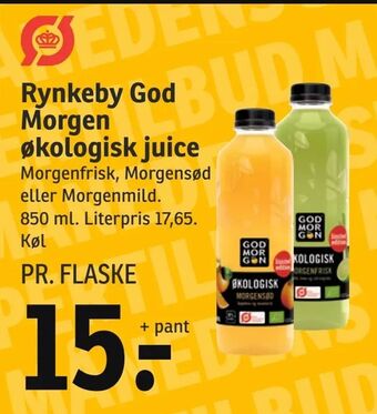 SPAR Rynkeby God Morgen økologisk juice tilbud