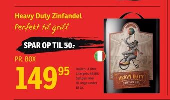 SPAR Heavy Duty Zinfandel tilbud