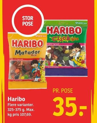 SPAR Haribo tilbud