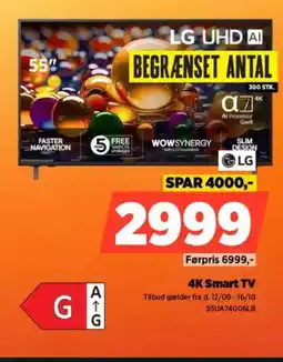 Power LG 4K Smart TV tilbud