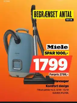 Power Miele Støvsuger Komfort design tilbud