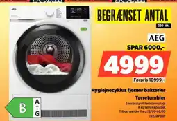Power AEG Hygiejnecyklus fjerner bakterier Tørretumbler tilbud