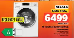 Power Miele 49-minutters QuickPower Wash Vaskemaskine tilbud