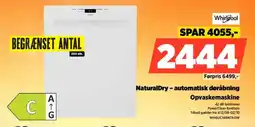 Power Whirlpool NaturalDry-automatisk døråbning Opvaskemaskine tilbud