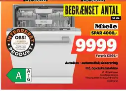 Power Miele AutoDos - automatisk doserering Int. opvaskemaskine tilbud