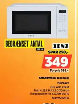 Power ZENZ SMARTWAVE-teknologi Mikroovn tilbud