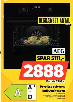 Power AEG Pyrolyse selvrens Indbygningsovn tilbud