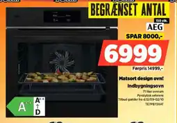 Power AEG Matsort design ovn! Indbygningsovn tilbud