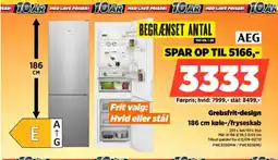 Power AEG Grebsfrit-design køle-/fryseskab tilbud
