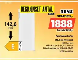 Power XENZ Fem fryserskuffer fryseskab tilbud