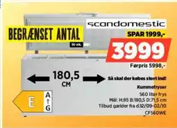Power Scandomestic så skal der købes stort ind! kummefryser tilbud