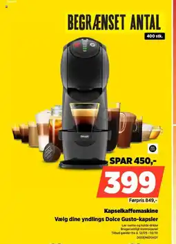 Power Kapselkaffemaskine Vælg dine yndlings Dolce Gusto-kapsler tilbud