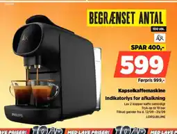 Power Kapselkaffemaskine Indikatorlys for afkalkning tilbud