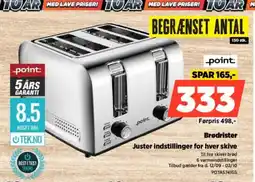 Power Point brødriste juster indstillinger for hver skive r tilbud