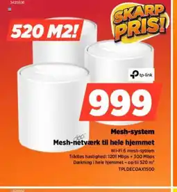 Power Tp-link mesh-system mesh-netværk til hele hjemmet tilbud