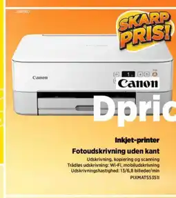 Power Inkjet-printer Fotoudskrivning uden kant tilbud