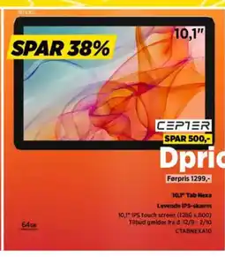 Power 10,1" Tab Nexa Levende IPS-skærm tilbud