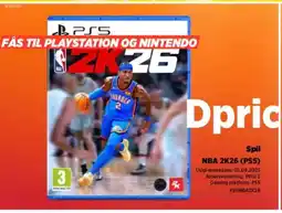 Power Spil NBA 2K26 (PS5) tilbud