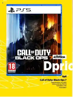Power Spil Call of Duty: Black Ops 7 tilbud