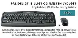 CBC Logitech MK330 Combo mus og tastatur, DKK 449 tilbud