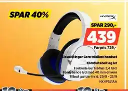 Power Cloud Stinger Core trådløst headset Komfortabelt og let tilbud