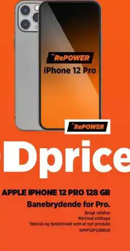 Power APPLE IPHONE 12 PRO 128 GB Banebrydende for Pro. tilbud